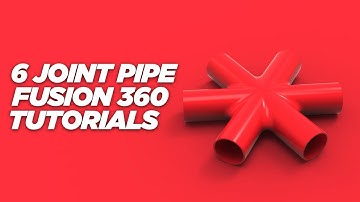 #fusion360 6 point pipe design in Autodesk fusion 360|2020