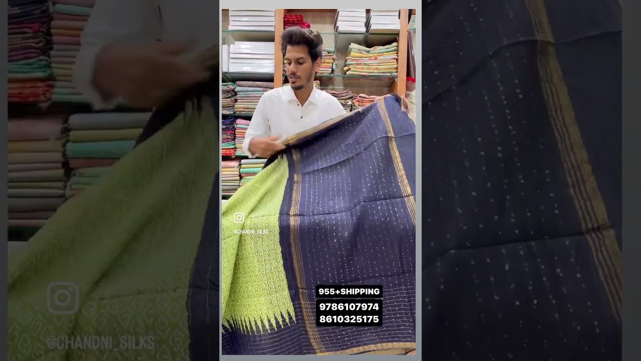 BHAGALPURI COTTON (Rs-955+SHIPPING) #softcotton #trendingsarees #fancysarees #bhagalpuri #silkcotton