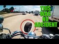 Somebody Rolls Tire From Hill Causing Rider To CRASH!