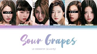 Download Lagu LE SSERAFIM || Sour Grapes but you are Sakura \u0026 Garam (Color Coded Lyrics Karaoke) MP3