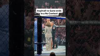Tom Aspinall vs Ciryl Gane ends in No Contest after eye poke in Round 1 at #UFC321