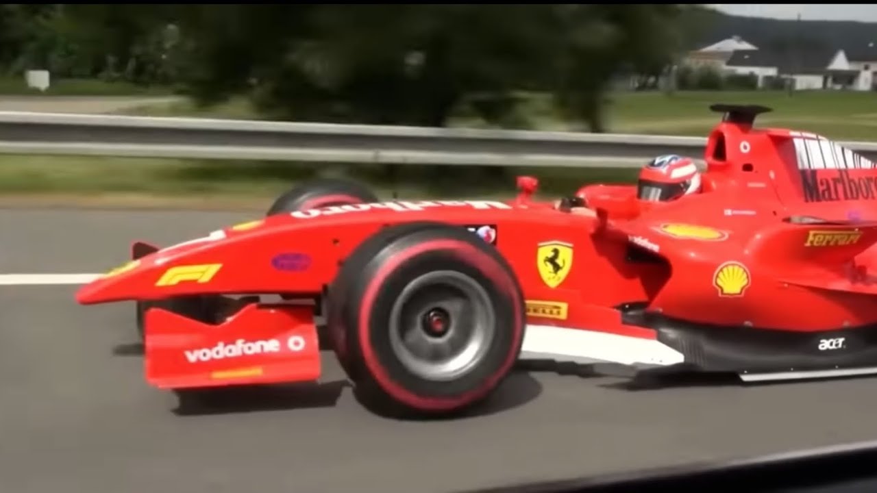 Formula One Racing Car on a Public Highway !! 🏎🛣 YouTube