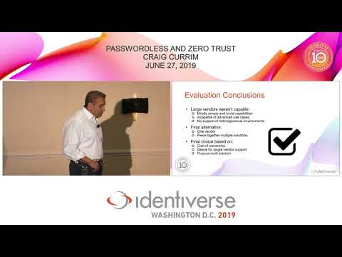 Transmit Security Presents: Passwordless and...- June 27 | Identiverse 2019