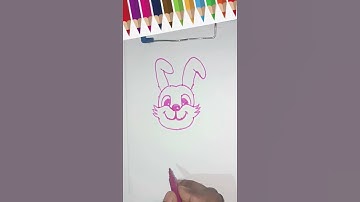 draw a rabbit 🐇 with 16 dots❤️❤️❤️ #shorts #shortvideo #viralshorts #Aks art