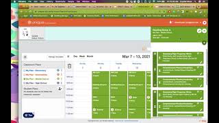 Editing your My Plan in Unique Learning Systems