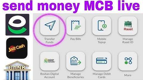 How to transfer money MCB live app to jazz cash | send money MCB live app to easy paisa