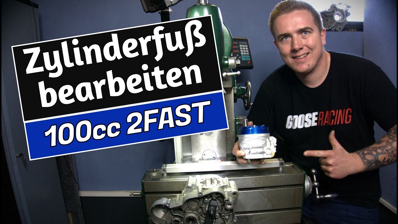 Zylinderfuß spindeln für 100cc 2FAST / Goose Racing