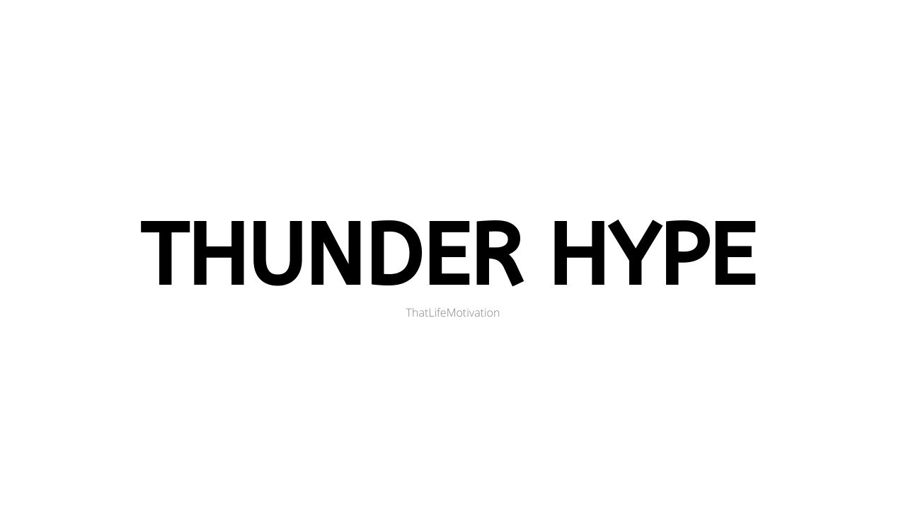 Okc Thunder • Hype Video Nba Playoffs 2019 Youtube 
