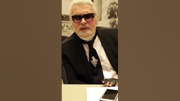 KARL LAGERFELD: "FORGET ABOUT BORING EXPLANATIONS"!
