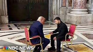 Trump and Zelenskyy speak at Pope Francis' funeral