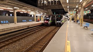 [雙900] 2033次EMU900型區間快車+2214次EMU900型區間車中壢進站
