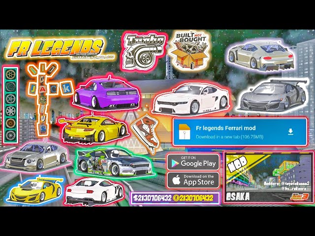 FR LEGENDS MOD V1 GT3 | OSAKA | DODGE | SRT HELL CAT | AUDI
