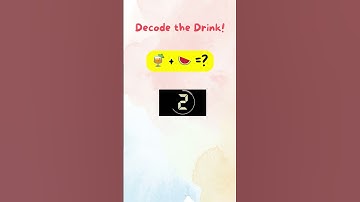 Riddle Challenge: Can You Decode These Drink Emojis?#RiddleChallenge #riddlesfun  #brainsforkids