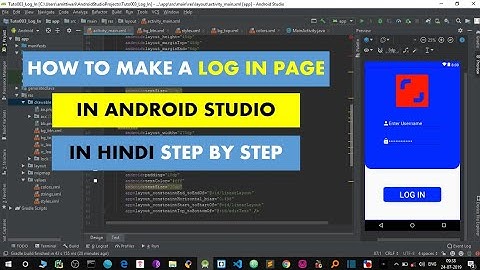 Make a Login page | Android Studio | In Hindi | code2hack | code 2 hack