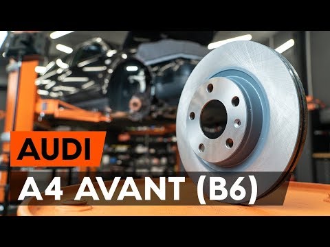 Wie AUDI A4 B6 (8E5) Bremsscheiben vorne wechseln [AUTODOC TUTORIAL]