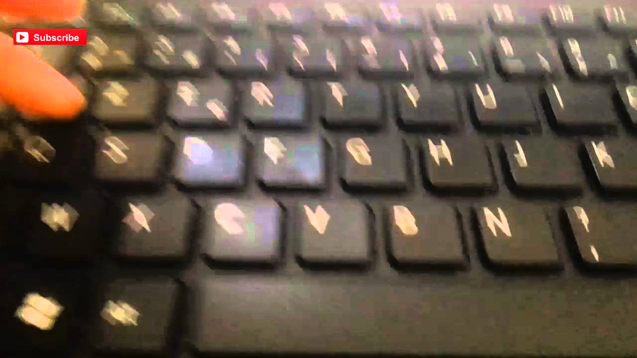 To Change a Keyboard Qwerty Azerty - YouTube