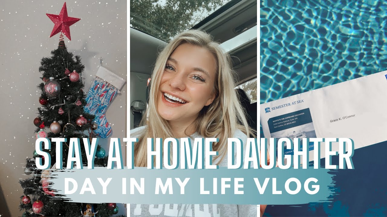 Day in my Life | College Student at Home | taking down Christmas ...