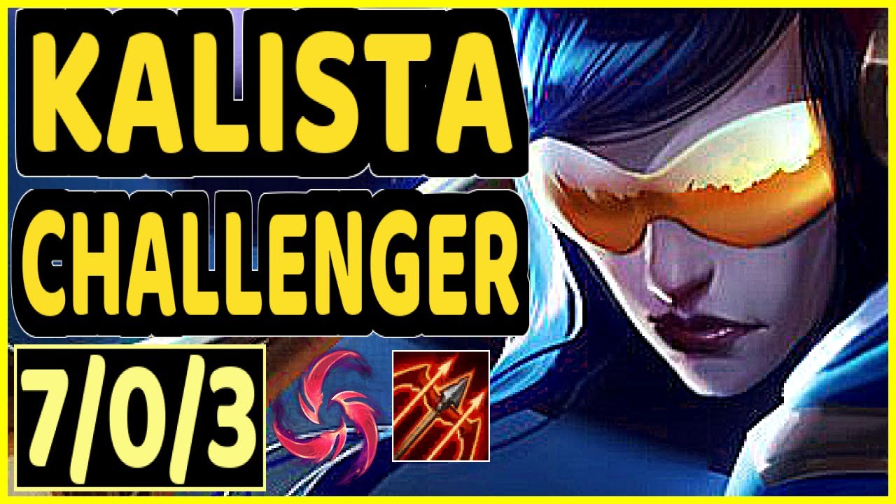 NUCLEAR (KALISTA) vs JINX - 7/0/3 KDA BOTTOM ADC CHALLENGER GAMEPLAY - KR