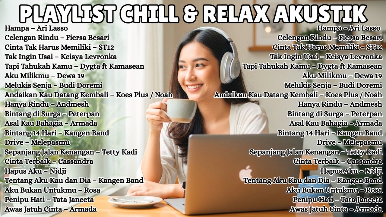 LAGU SANTAI AKUSTIK POP INDONESIA 2000AN - NOSTALGIA CAFE VIBES | Playlist Hits Caffe Shop 2026