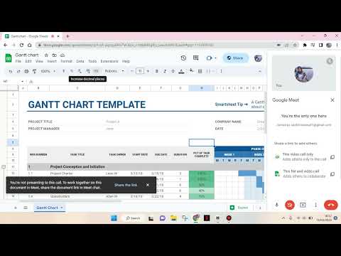 ~ How to Start a Meeting Instantly from Google Sheets | No More Waiting for Google Meet App!