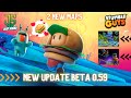 New Update in Stumble Guys x SpongeBob?? | Stumble Guys 0.59 Beta | 2 New Maps #stumbleguys