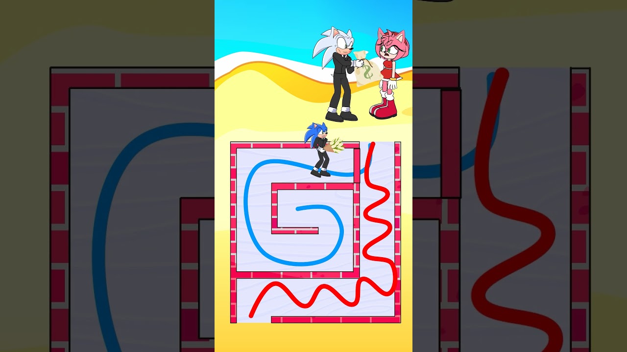 Испытание «Идеальный лабиринт» от первого лица: Любовь Соника к Эми — выбор между старшим и младш...