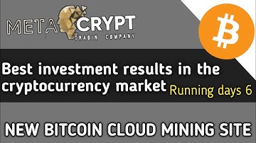New Bitcoin cloud mining site 2022 | How to mine bitcoin free | Metacrypt cloud mining review