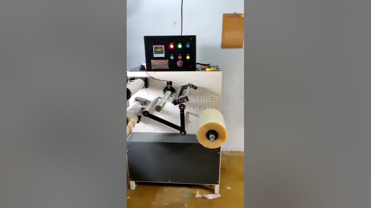 Four Shaft Cello Tape Making Machine J&D Industries YouTube