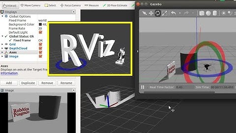 ¿Qué es Rviz?, herramientas de visualización en 2D, 3D y descripción del entorno