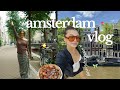 Amsterdam Vlog | vintage shopping, canal boat ride, museums, & going out!