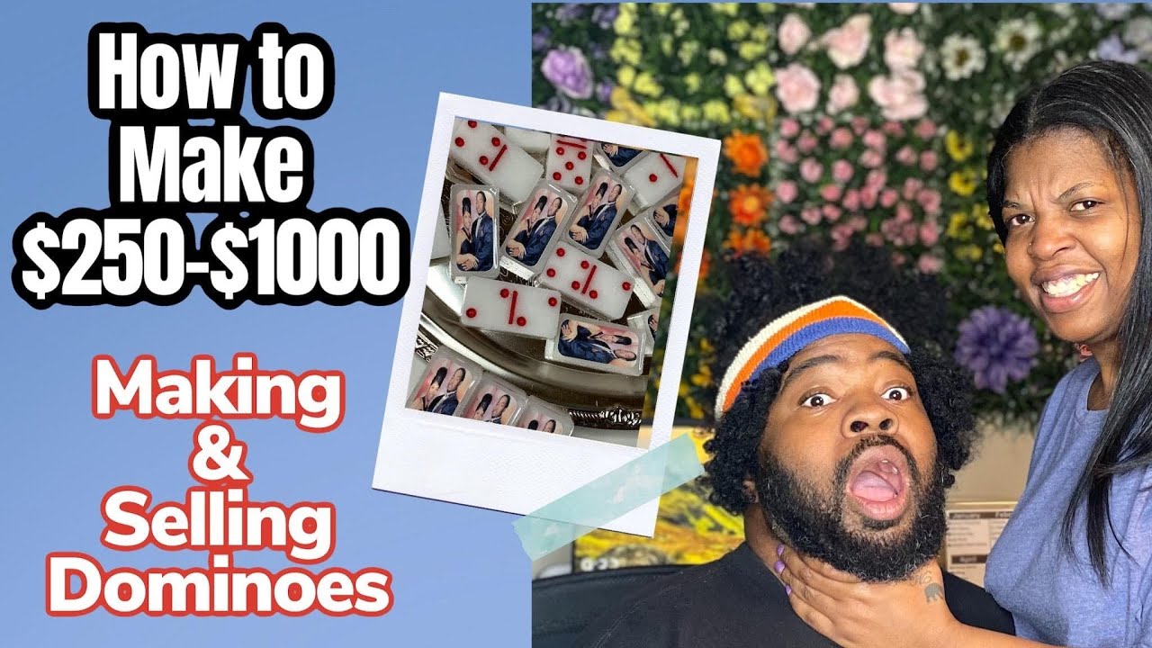 How to make money  making and selling resin dominoes($250-$1000)