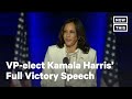 Vice President-Elect Kamala Harris' Full Victory Speech | NowThis