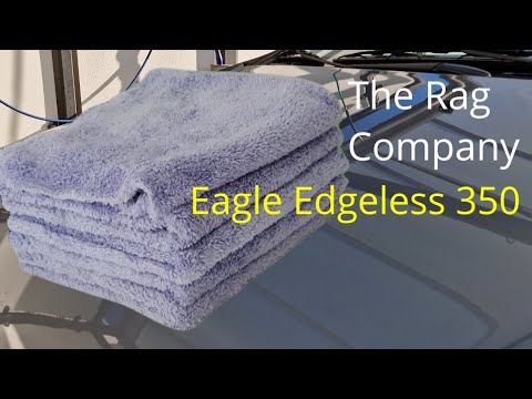 The Rag Company Eagle Edgeless 350 Microfiber Towel - Automotive Specialty  Warehouse