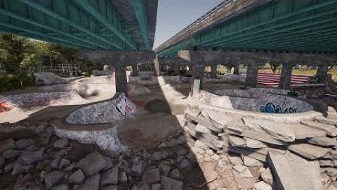 (Session: Skate Sim) went to FDR to practice transition skating. Got sidetracked...