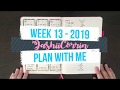 Weekly bullet journal setup 💜 Week 13