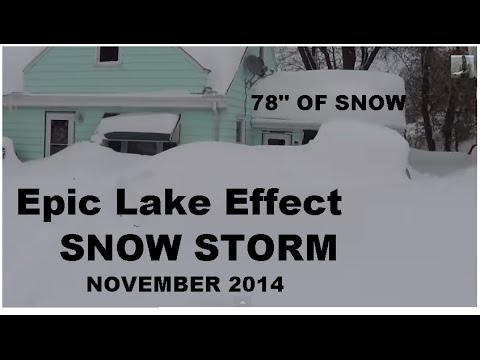 EPIC LAKE EFFECT SNOW STORM BUFFALO NY - YouTube