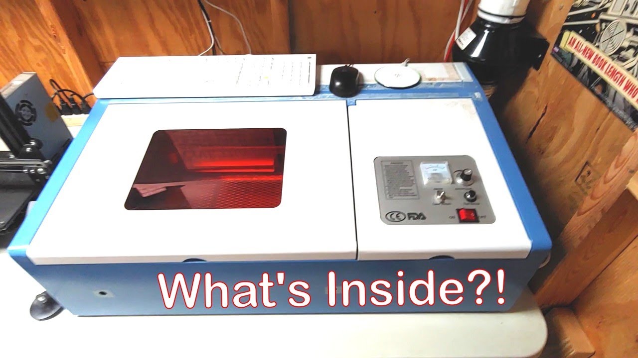 Laser Machine Inside Inside A 40w Laser Cutter - YouTube