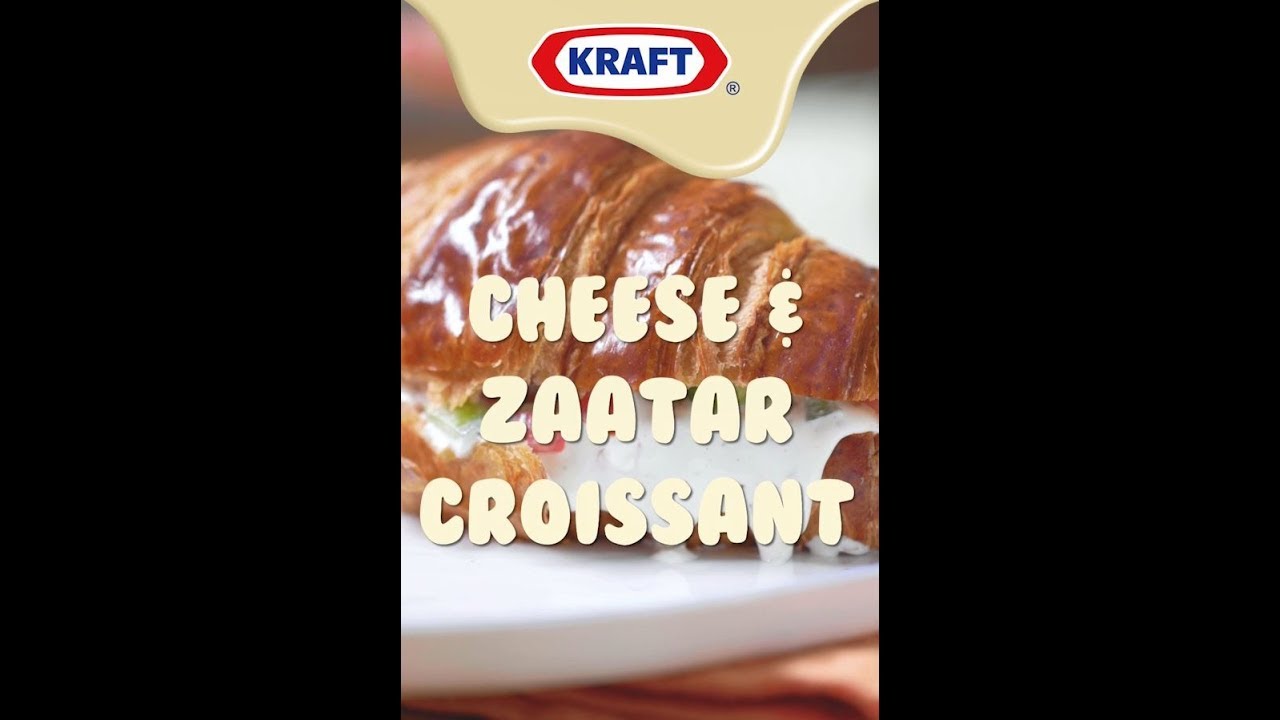 KRAFT Cheese & Zaatar Sandwich Croissant YouTube