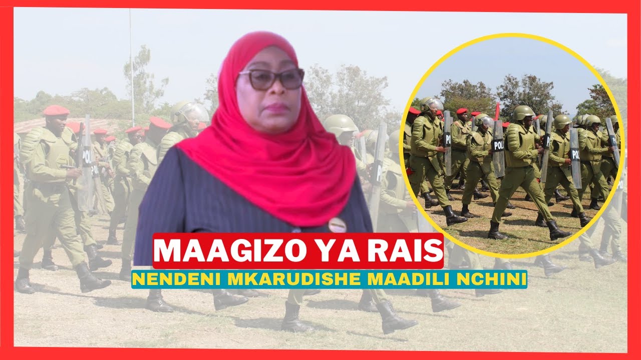 HOTUBA YA RAIS SAMIA KWA MAAFISA WA POLISI - YouTube
