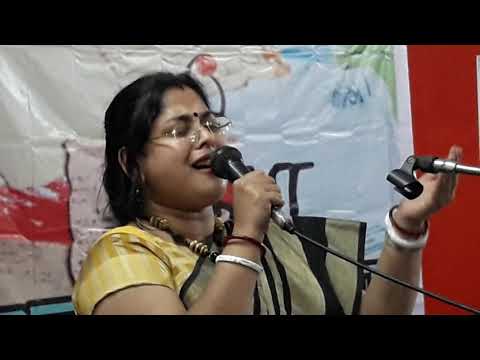 amar-ganer-pakhi-khonje-ek-anyo-akash-by-ranjini-mukherjee-in-the-programme-of-shromona-2020