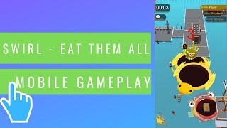 Swirl - Eat Them All | iOS / Android Mobile Gameplay (2019) screenshot 1