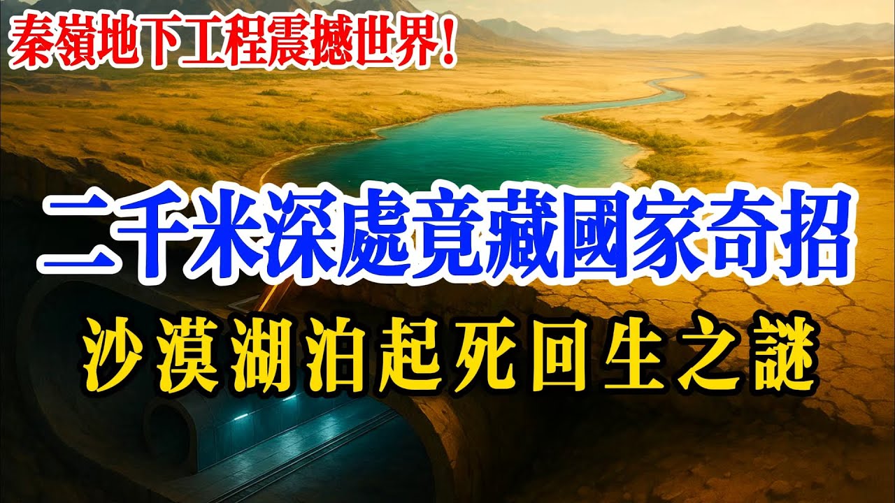 不炸山、不占地！中國在秦嶺地下 2000 米搞大事，竟讓沙漠湖泊復活？