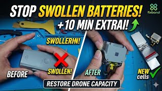 How to teardown replace DJI drone battery cells? #electronics #repair #fixdronebattery 