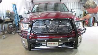 Frontier Grille Guard 2009-2018 Dodge 1500 Install