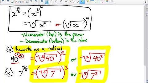 FPC 10 - 4.4 Fractional Exponents