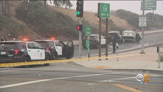 4 LAPD Officers Hurt After Chase, Crash Involving Carjacked SUV From Daly City