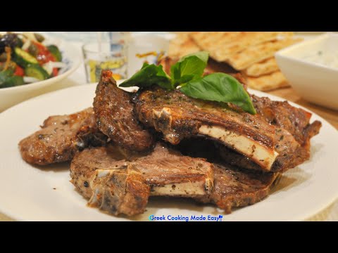 Grilled Lamb Chops - Ψητά Παϊδάκια Αρνίσια στο Γκριλ