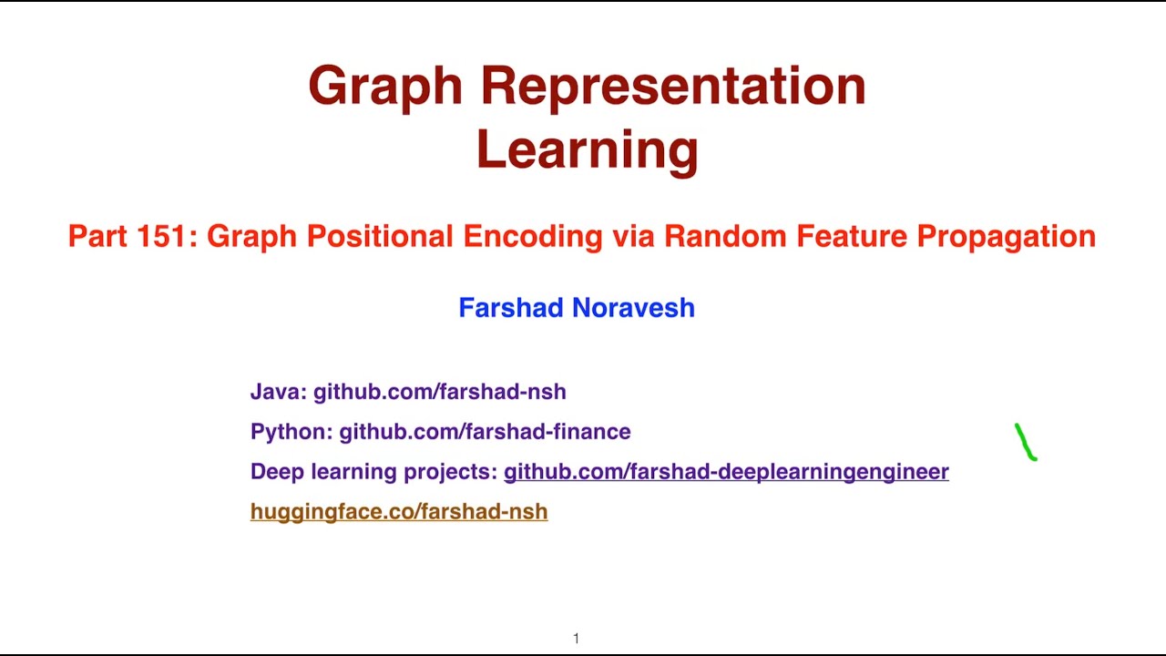 Part151: graph positional encoding via random feature propagation