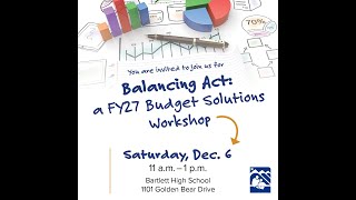 Balancing Act Tutorial - Close the Gap on ASD’s Budget — Submit Your Ideas for FY27