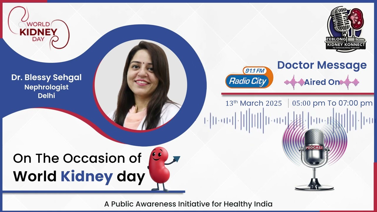 Salt, Protein & Kidney Health | Dr. Blessy Sehgal | World Kidney Day 2025 